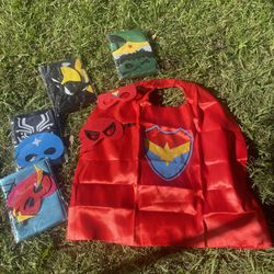 Kids Cape Superheroes New