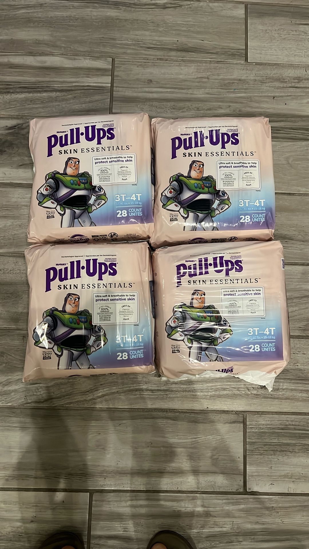 Pull-ups skin essentials 112 Ct 3T-4T