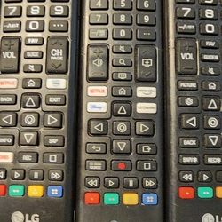 Controls remote Smart Lg Sansung Tcl Roku 