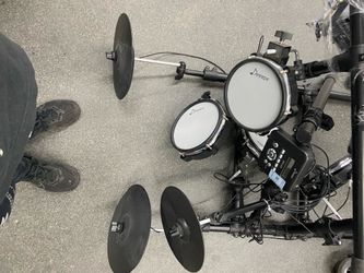 Electric drum with just with a kick pedal.