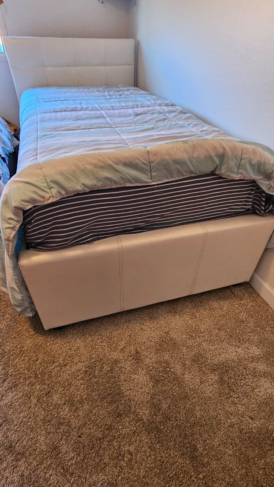 Twin Bed Frame and Mattress