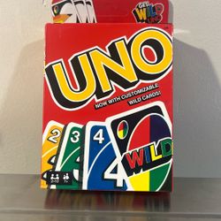 UNO Now With Customizable Wild Cards 