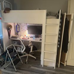 Ikea loft bed with desk Smastad Bed