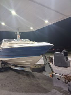 Boat and trailer 1988