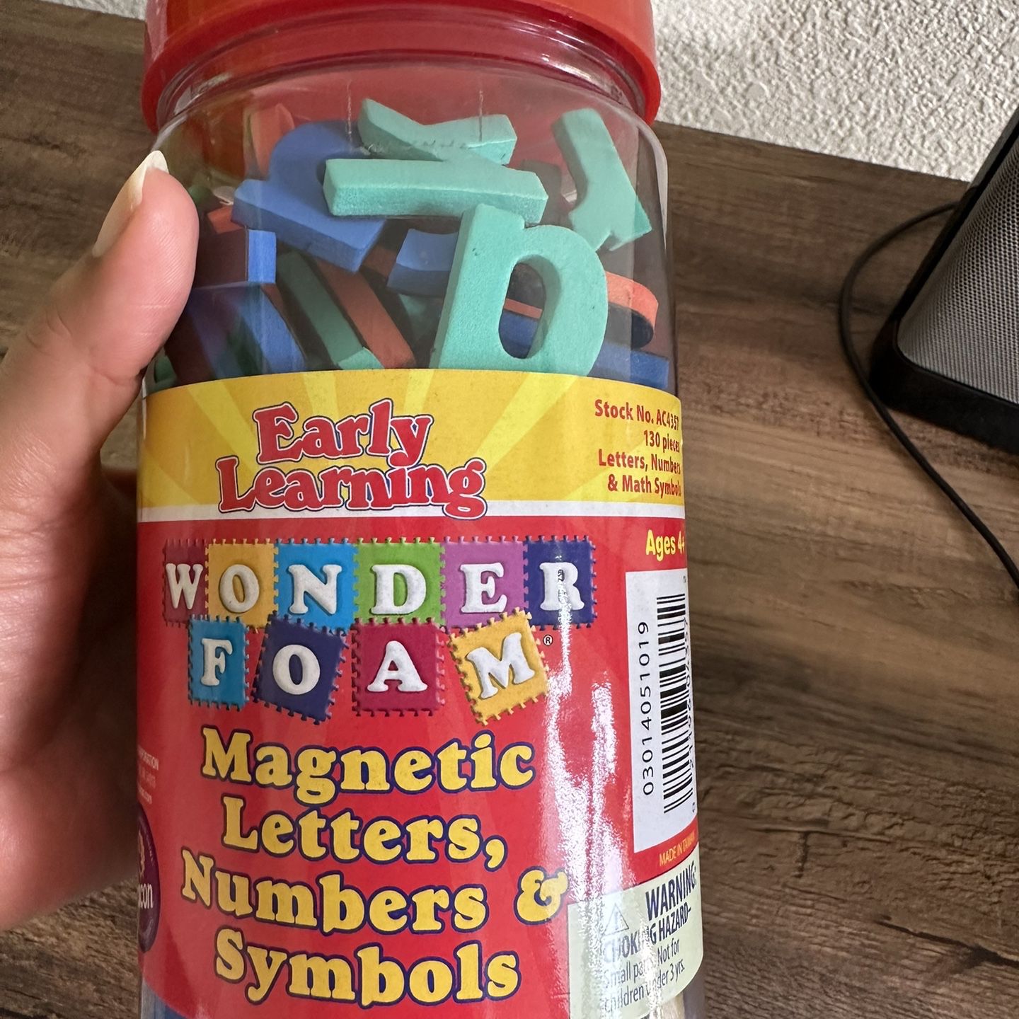 WonderFoam® Magnetic Foam Letters & Numbers, 105 Pack