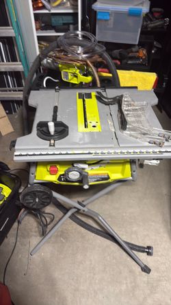 Ryobi worksite table saw.