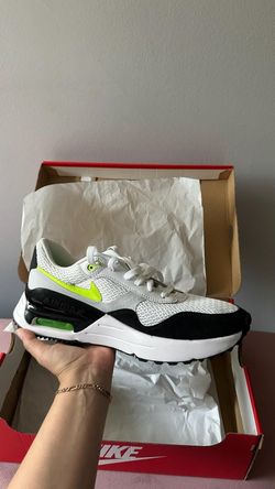 Brand New in Box (NIB) Nike Air Max Sneakers - White, Black & Neon Green