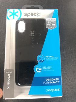 New IPhone X Candy Shell Speck case Drop Tested Designed for impact