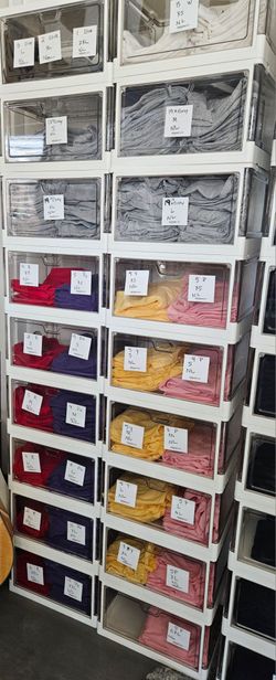 Lot of blank new t-shirts. Bella Canvas, Next Level Apparel, Gildan
