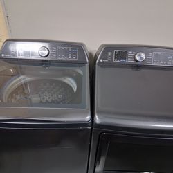 GE Top Load Washer and Dryer Set