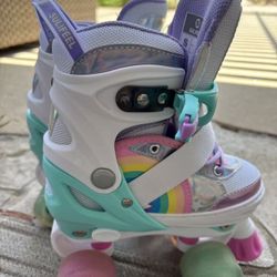 Sulifeel Adjustable Roller Skates For Kids - Small - New With Tag
