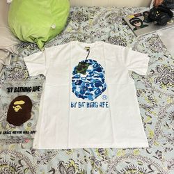 White BAPE streetwear tee