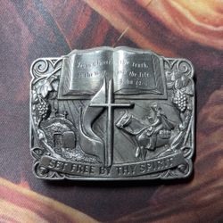 Boston Buckle “Set Free By Thy Spirit”
