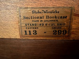 Antique lawyers bookcase