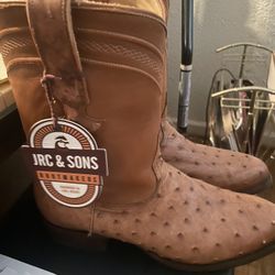 New Ostrich Boots