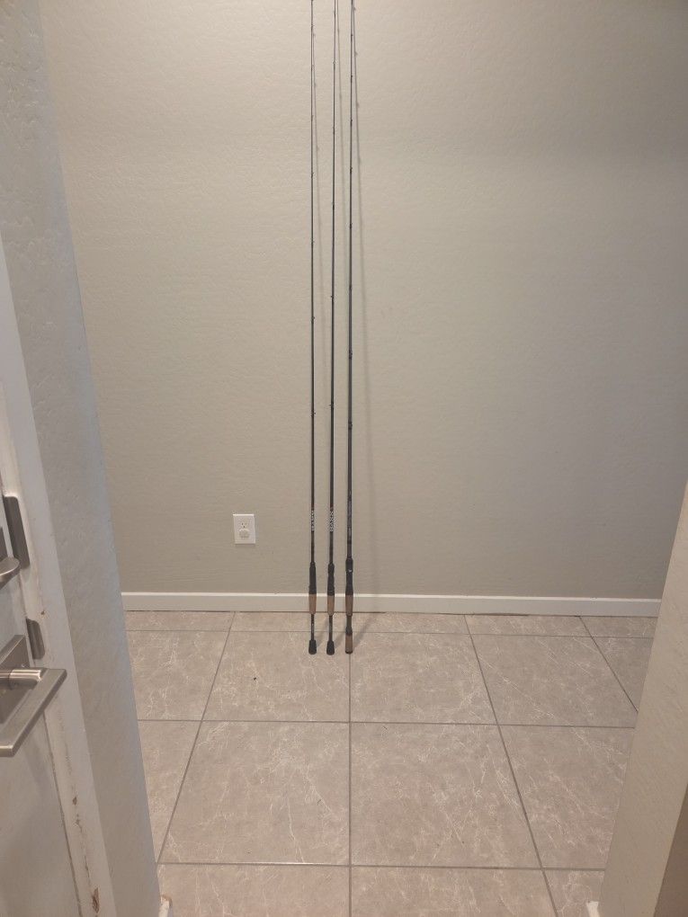 3 St Croix Casting Fishing Rods