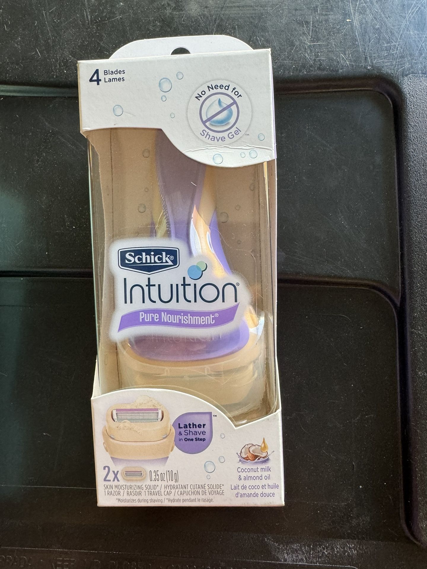 Schick Intuition Razor With 4 Blades