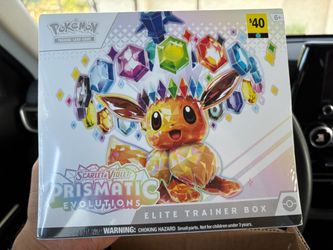 Prismatic Evolutions Elite Trainer Box (Dollar Tree Edition)