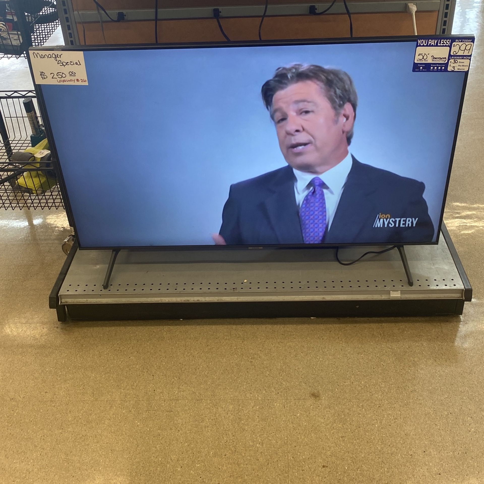 Samsung 50” On Sale Today $250
