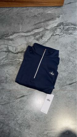 Alo Yoga Quarter-Zip Pullover Navy