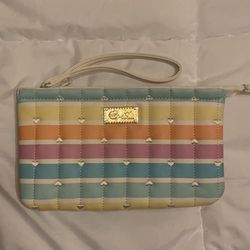 New Betsy Johnson wristlet rainbow