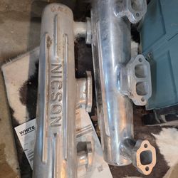 Jetboat V-drive Small block Chevy manifolds 