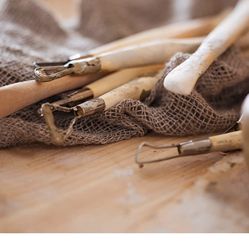 eBoot 11 Pcs Wooden Handle Clay Pottery Sculpting Tools