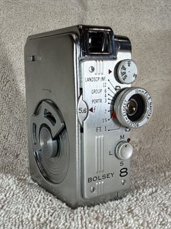 Vintage Bolsey 8 subminiature 8mm movie/still camera