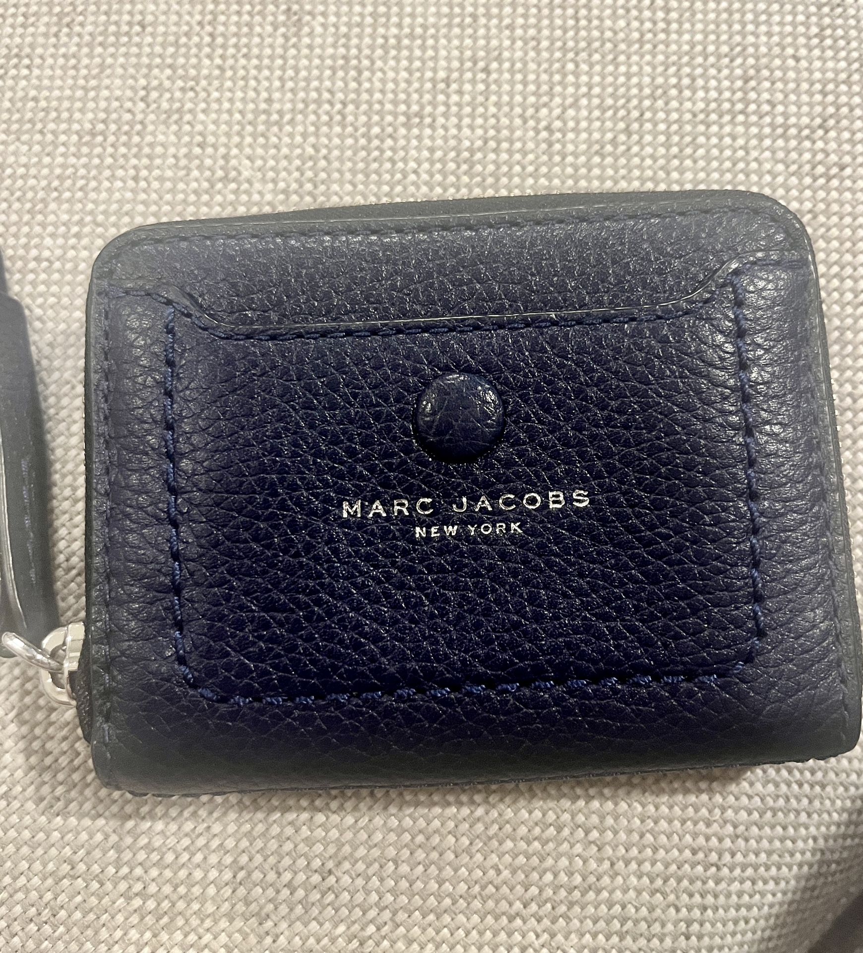 Marc Jacobs Navy Blue Small Wallet 