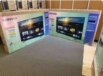 85 TV Samsung smart 4K HDTV $55 down on Financing for delivery six month warranty
