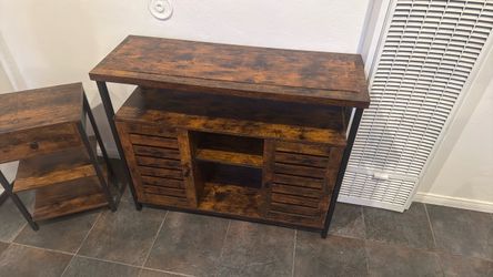 Tv stand and side table