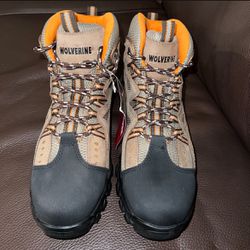 Wolverine Boots Men's Durant WP ST Light Brown Orange I’m