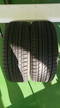 Yokohama in good condition 2 tires 205 55 16 80% tread