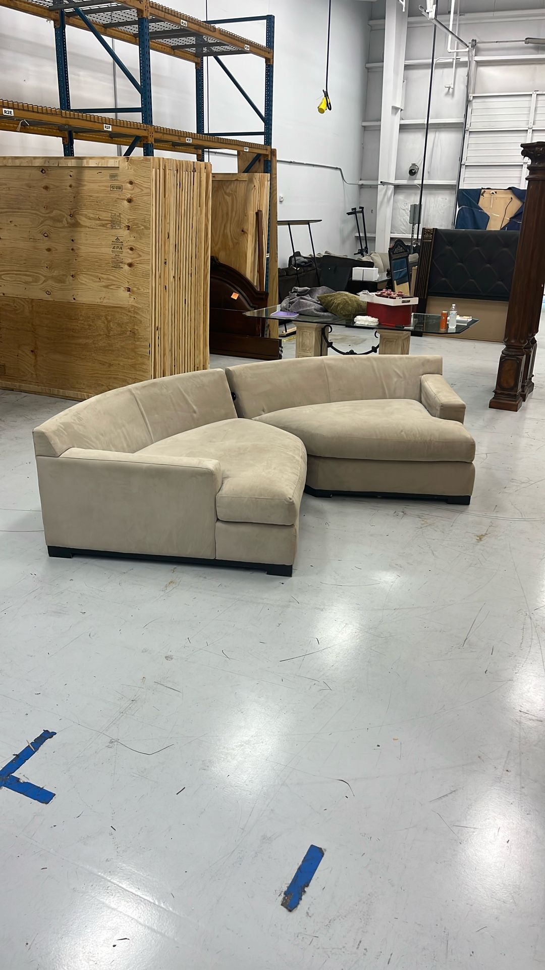 Modern Cream Couch