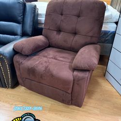 Sofá Recliner Couch New Red And 