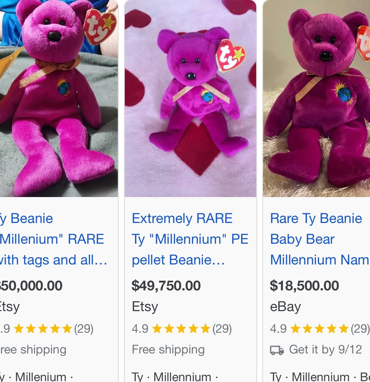 Limited Edition Collectors Item Beanie Baby