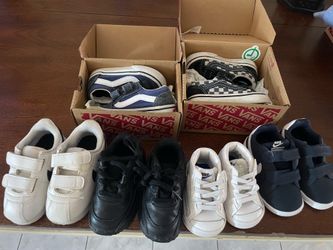 Vans and Nike toddler shoes