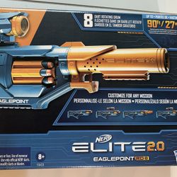 New and Sealed Kid’s Nerf Gun Elite 2.0 Eaglepoint RD-8 Blaster🎁 Great Gift 🎁