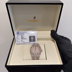 *Real* Lab Grown Diamond Rose Ap Automatic Watch