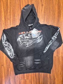 Hellstar Skull Graphic Hoodie Black Size, Small, Medium, Large,  XL