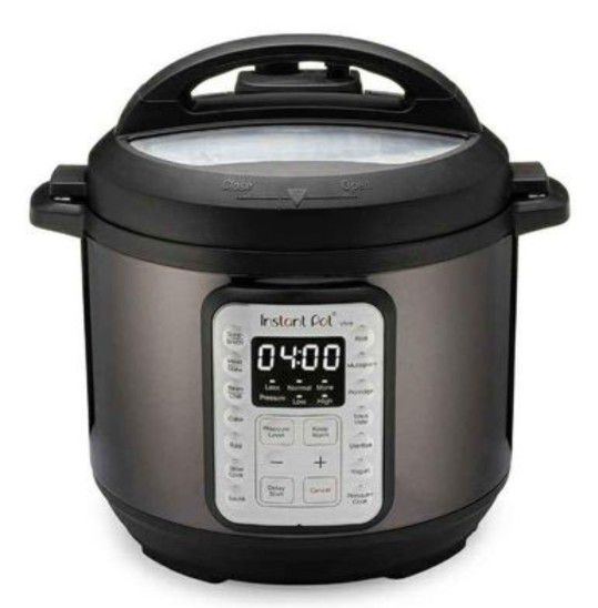 Instant Pot Viva Black Multi-Use 9-in-1 6 Quart Pressure Cooker.