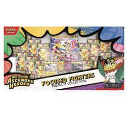 Pokémon Mega Evolution Ascended Heroes Focused Fighters Premium Collection (Sam’s Club Exclusive)