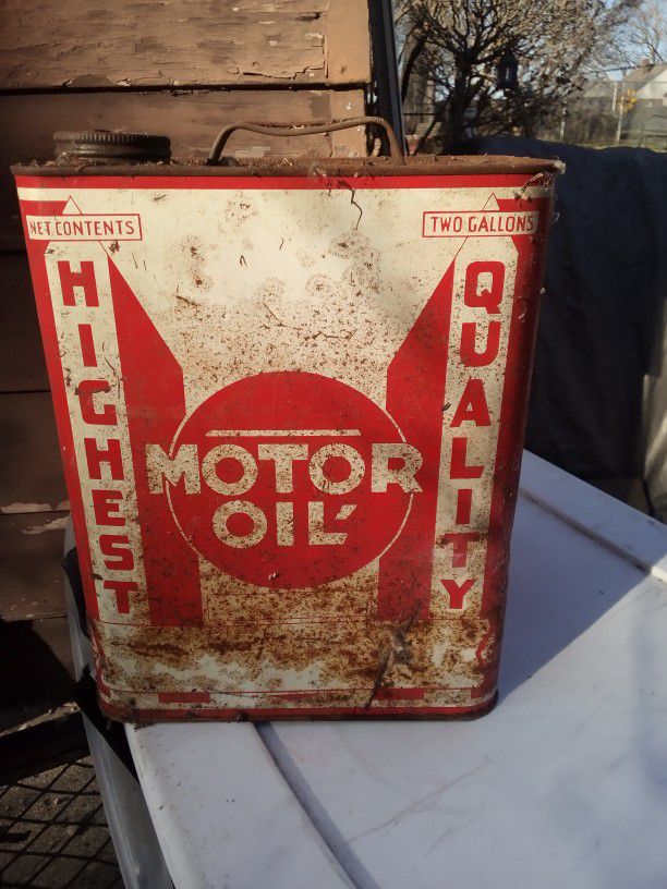Motor Oil Can