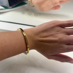 Cartier love bracelet thin version size 17 NEED GONE