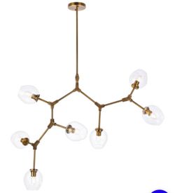 Brass Chandelier Ceiling Light