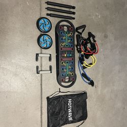 Hot Wave Push Up And Resistance Band Board
