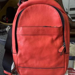 Coach Crossbody Orange