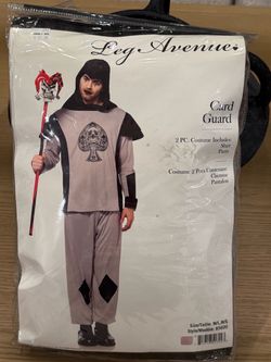 Card guard mens costume from leg avenue