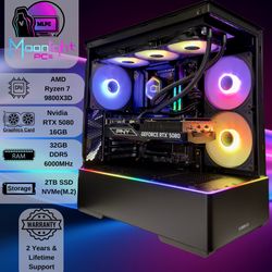 Ryzen 7 9800X3D / RTX 5080 - RGB Gaming & Streaming PC “Nova 80”