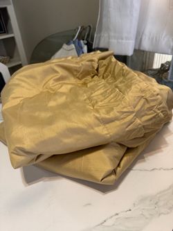 2 POTTERY BARN SILK LINED CURTAINS 104” x 84”